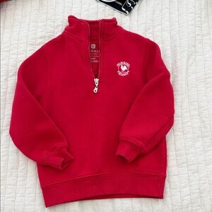 Primrose School Red Half-Zip Sweatshirt